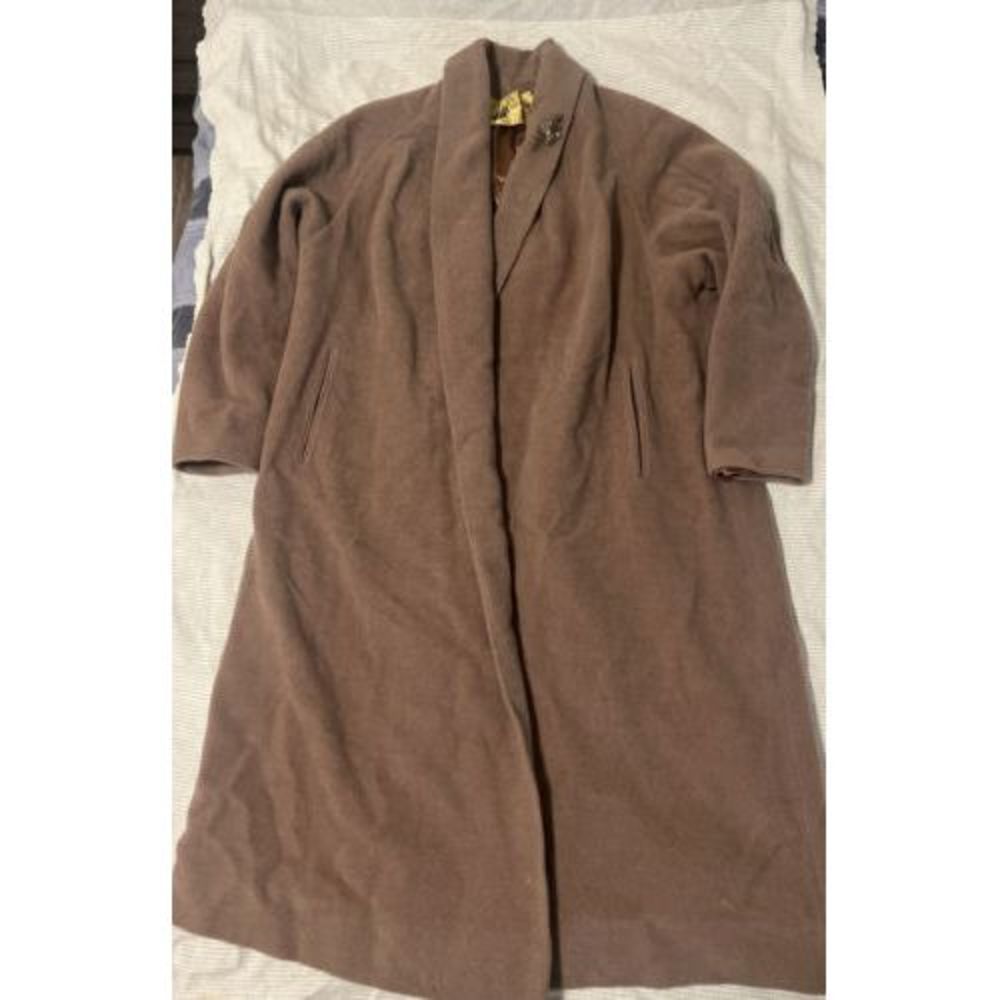 Vintage Rothmoor Women's 1960's Coat‎ Wool? Fabric - Brown.  No Size